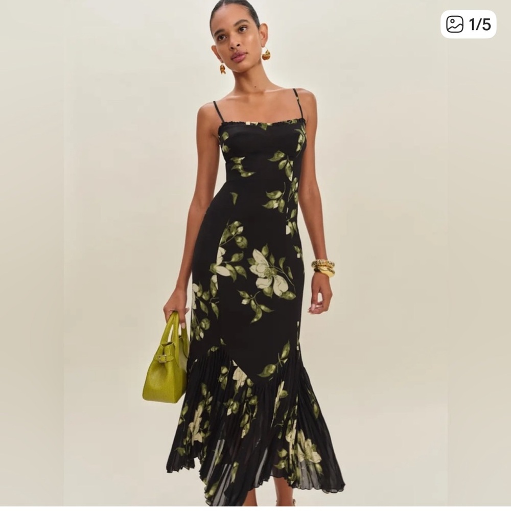 NWOT Reformation Aiko Dress in Floral Mood For Love Women’s 12